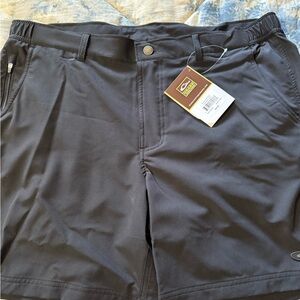 Drake Charcoal Flat Front Men's Shorts